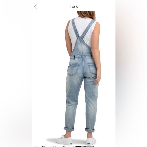 Ripe Maternity Denim Overalls XL - Picture 2 of 4